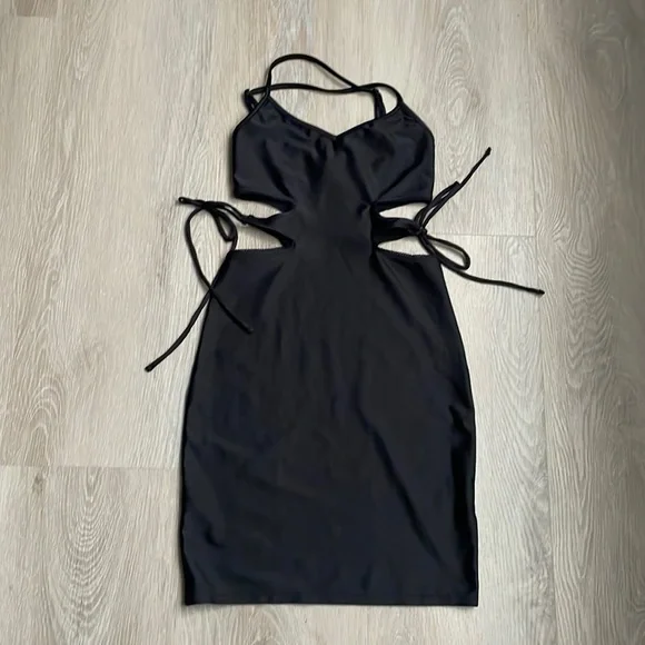 Urban Outfitters | Dresses | Womens Black Mini Black Cut Out Dress |  Poshmark